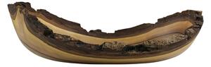 Dřevěná miska 27x23x8 cm Eusebio, ořech