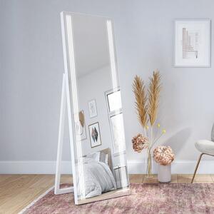 Zrcadlo Sidor bílé LED 70 x 180 cm