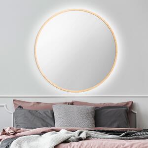 Gaudia Zrcadlo Nordic Wood LED Rozměr: ø 45 cm