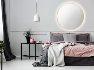 Gaudia Zrcadlo Nordic Wood LED Rozměr: ø 45 cm