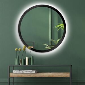Gaudia Zrcadlo Balde Black LED Rozměr: Ø 60 cm