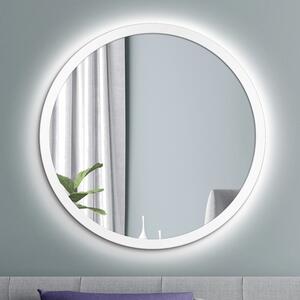 Zrcadlo Balde bílé LED o 95 cm