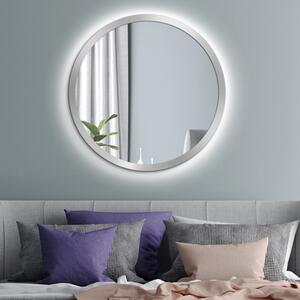 Zrcadlo Balde Silver LED o 95 cm