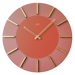 JVD Obrovské růžové velké designové hodiny JVD HC502.1 (POŠTOVNÉ ZDARMA!!)