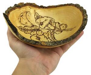 Dřevěná miska 20x16x7 cm Kimora, javor