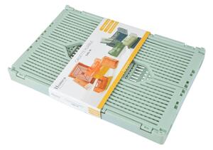 Plastový úložný box v mentolové barvě 30x20x11.5 cm – Homéa
