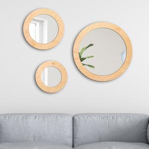 Zrcadlo Balde Trio Wood o 35, 45, 65 cm