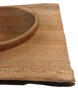 Dřevěná miska 26x26x8,5 cm Killian, třešeň