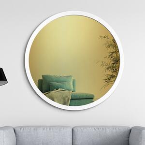 Gaudia Zrcadlo Balde White - gold glass Rozměr: Ø 85 cm