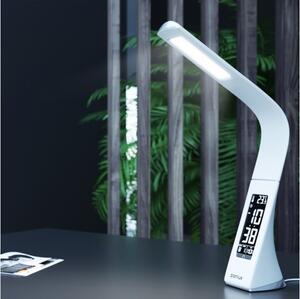 PANLUX s.r.o. Stolní LED lampička LORD LED s displejem - neutrální - bílá, hnědá, černá kůže Barva výrobku: Černá