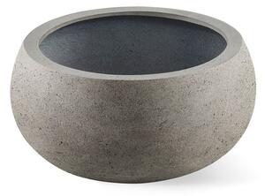 Grigio Low Balloon, květináč Barva květináče: Natural Concrete, Rozměry: 26x13 cm