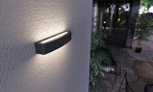 PANLUX Venkovní nástěnné LED svítidlo BLOCO 10W, antracit