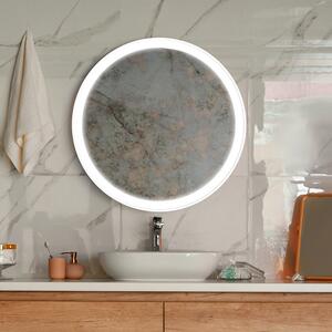 Gaudia Zrcadlo Sunner LED White Antique Rozměr: ø 35 cm