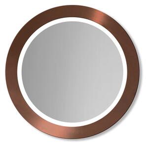 Gaudia Zrcadlo Sunner Balde LED Copper Rozměr: ø 45 cm