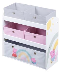 Dětský organizér na hračky 63.5x29.5x67 cm Peppa Pig – Roba