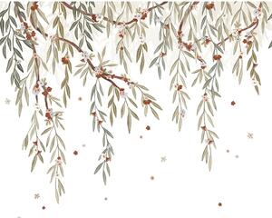 Dětská tapeta 200 cm x 248 cm Eucalyptus Blooming – Lilipinso