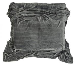 Levné deky šedé barvy