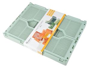 Plastový úložný box v mentolové barvě 40x30x17 cm – Homéa
