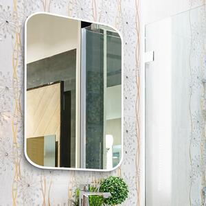 Zrcadlo Mirel SLIM bílé 70 x 100 cm