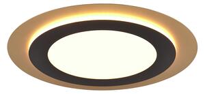 TRIO 641519280 MORGAN stropní svítidlo SMD LED D450mm 42W/5600lm 2700-6500K zlatá, černá, stmívatelné, dálkový ovladač