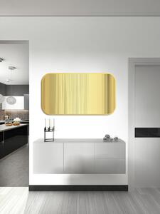 Gaudia Zrcadlo Mirel SLIM Gold - gold glass Rozměr: 40 x 60 cm