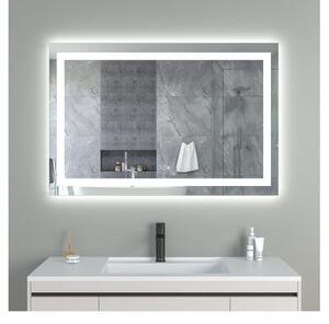 EBS Triton Zrcadlo 120x80 cm s LED osvětlením po obvodu a dotykovými tlačítky