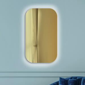 Gaudia Zrcadlo Puro Mirel LED - gold glass Rozměr: 40 x 60 cm