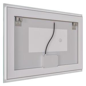 EBS Triton Zrcadlo 120x80 cm s LED osvětlením po obvodu a dotykovými tlačítky