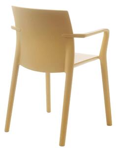 KASTEL - Židle KLIA s čalouněným sedákem a područkami