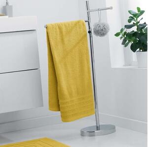 Měkký ručník žluté barvy 70 x 130 cm