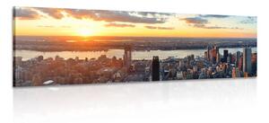 Obraz nádherné panorama města New York