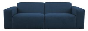 Tmavě modrá pohovka z textilie bouclé 228 cm Roxy – Scandic