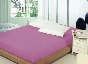 Plachta na postel v levandulové barvě s napínací gumičkou