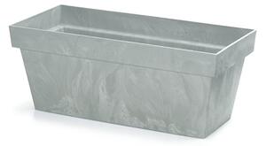 PROSPERPLAST Truhlík - CUBE CASE Beton Effect Rozměr: 39,2x18,2 cm, Barva: beton