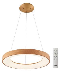 Azzardo AZ5010 - LED Stmívatelný lustr na lanku SANTANA LED/50W/230V hnědá + DO