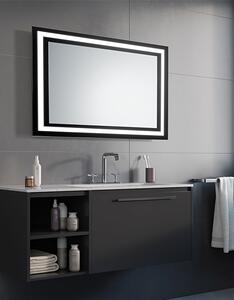 Gaudia Zrcadlo Moderno LED Black Rozměr: 80 x 60 cm
