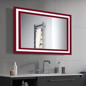 Gaudia Zrcadlo Moderno LED Red Rozměr: 80 x 60 cm