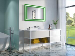 Gaudia Zrcadlo Moderno LED Green Rozměr: 80 x 60 cm
