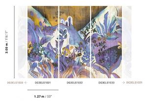 Vliesová fototapeta na zeď, Květiny, listy, DG3ELS1032, Wall Designs III, Khroma by Masureel