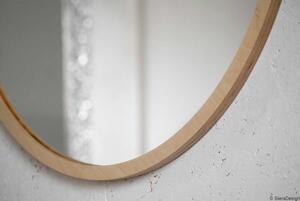 GieraDesign Zrcadlo Scandi Wood Rozměr: Ø 100 cm