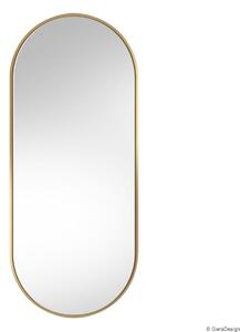 GieraDesign Zrcadlo Ambient LED Slim Gold Rozměr: 50x70 cm