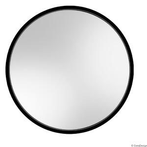 GieraDesign Zrcadlo Scandi LED Black Rozměr: Ø 40 cm