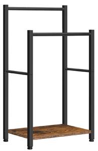 Stojan na ručníky Houseland Lora hnědý/černý