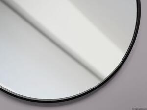 GieraDesign Zrcadlo Scandi Slim LED Black Rozměr: Ø 50 cm