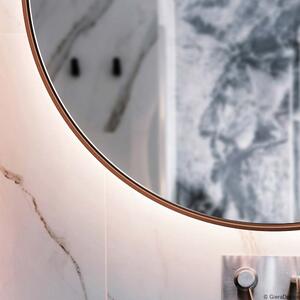 GieraDesign Zrcadlo Scandi Slim LED Copper Rozměr: Ø 130 cm