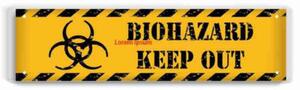 Cedule Biohazard Keep Out 40 x 10cm