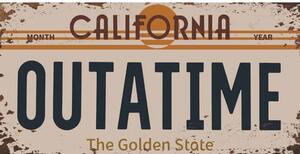 Ceduľa značka USA California 30,5cm x 15,5cm Plechová tabuľa