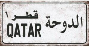 Cedule značka Qatar