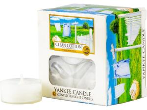YANKEE CANDLE CLEAN COTTON VONNÁ ČAJOVÁ SVÍČKA (2. kvalita)