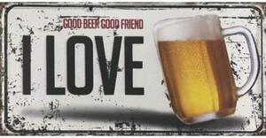 Cedule značka I Love Beer